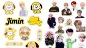 Foto ilustrativa de la nota titulada: 5 plantillas de Jimin de BTS para imprimir stickers