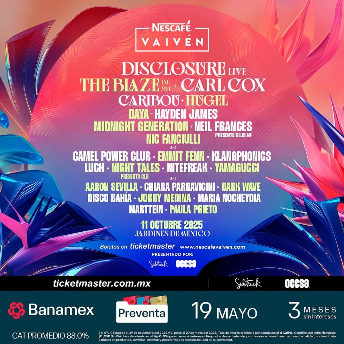 El festival Vaivén anuncia su cartel completo: artistas, fechas y ...