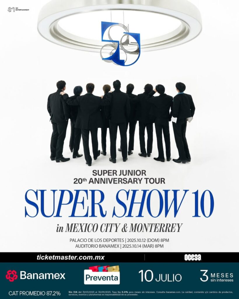 Super Junior concierto, venta de fans en Weverse.