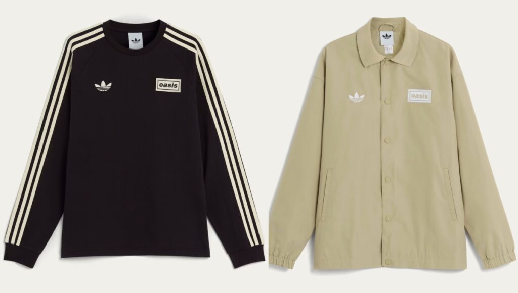 Colaboración de Oasis con Adidas.