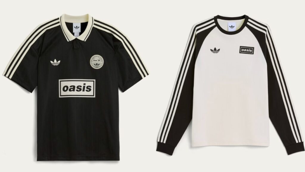 Oasis colaboración con Adidas.