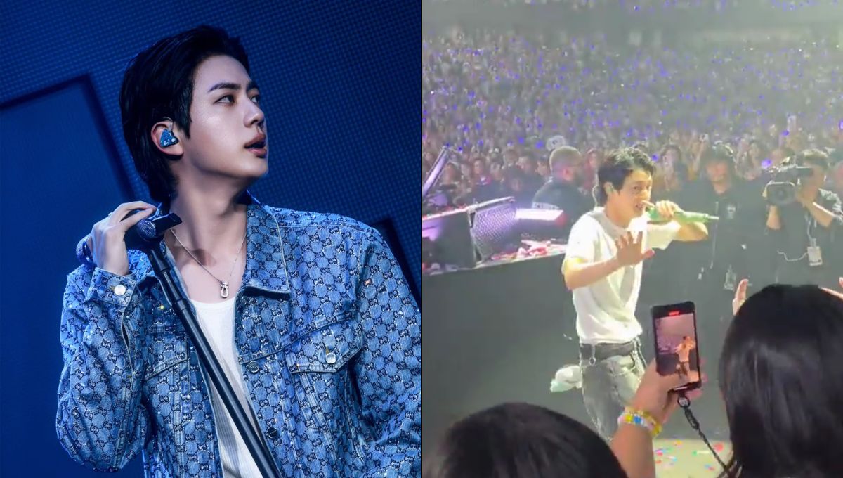 El video donde Jin de BTS le pone un alto a una fan ARMY por jalar su mano
