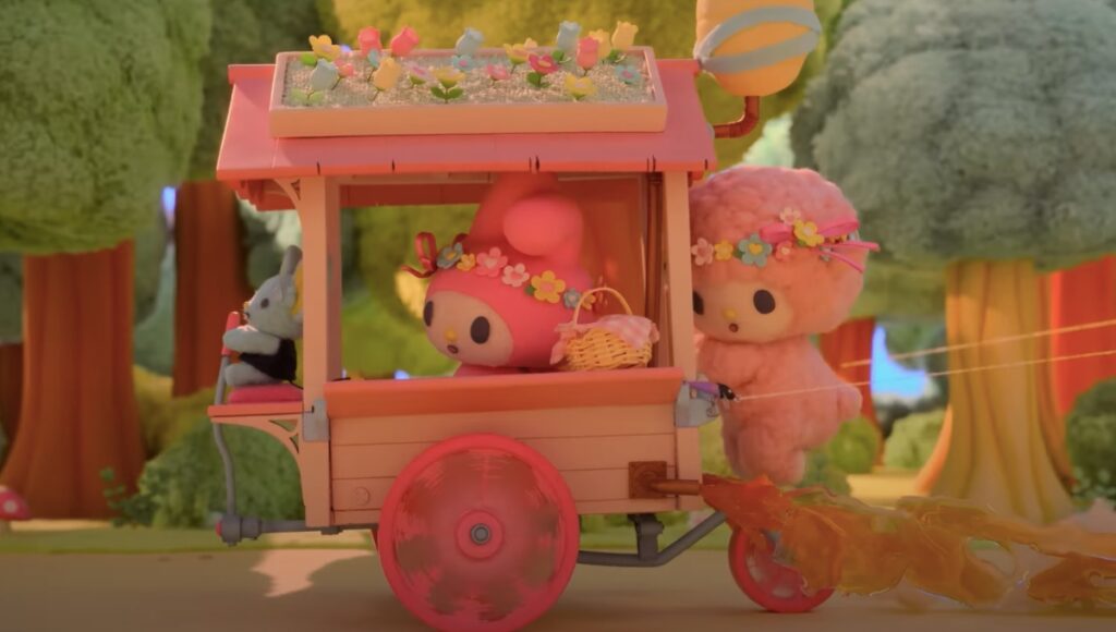 Serie animada de My Melody y Kuromi en Netflix.