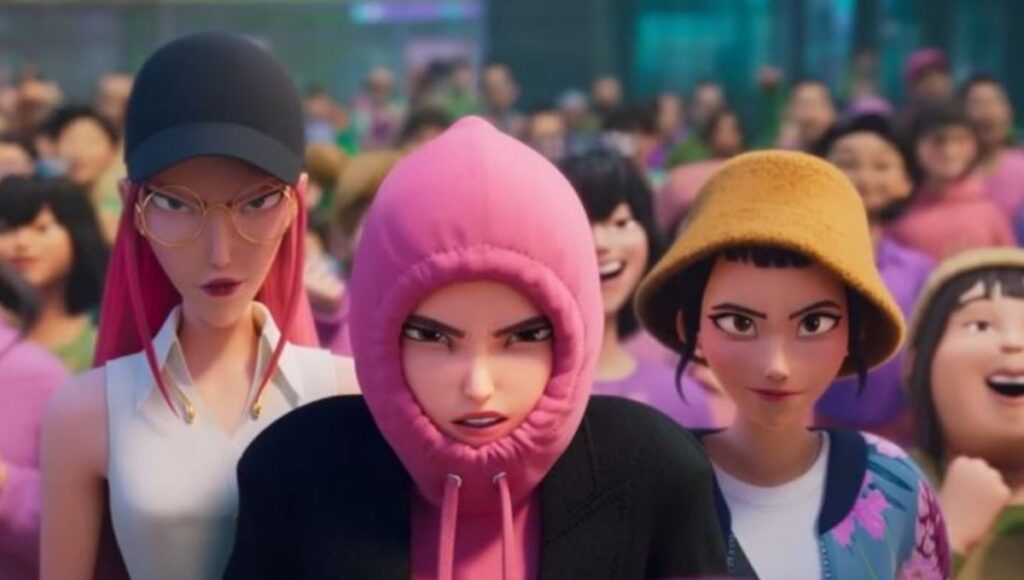 K-pop Demon Hunters idols en la película