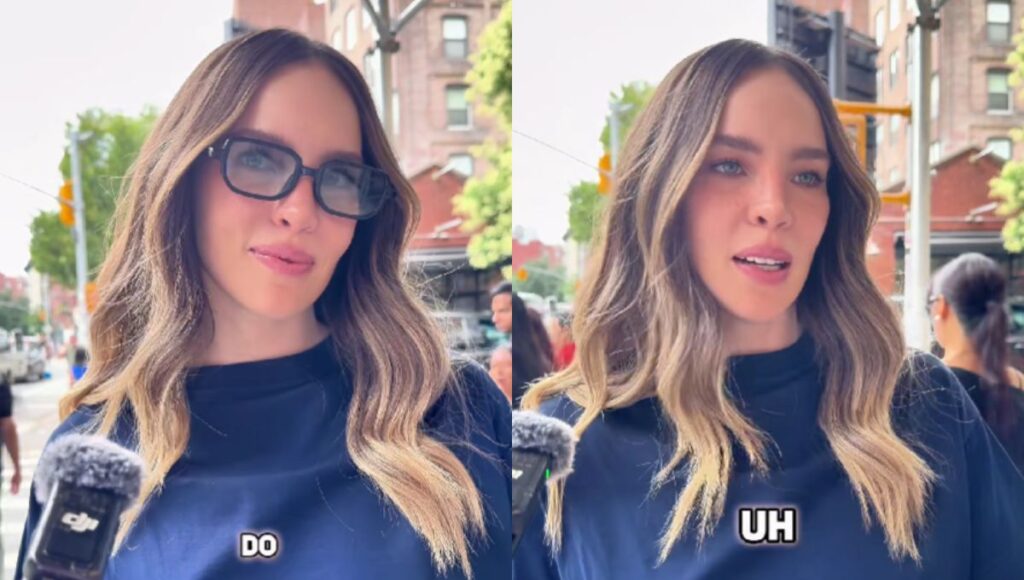 Entrevista de Belinda en TikTok en Nueva York