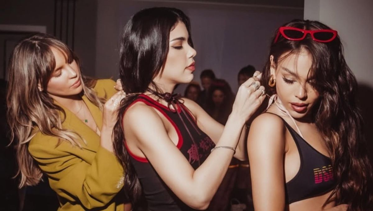 Kenia Os confirma colaboración con Belinda y Danna Paola