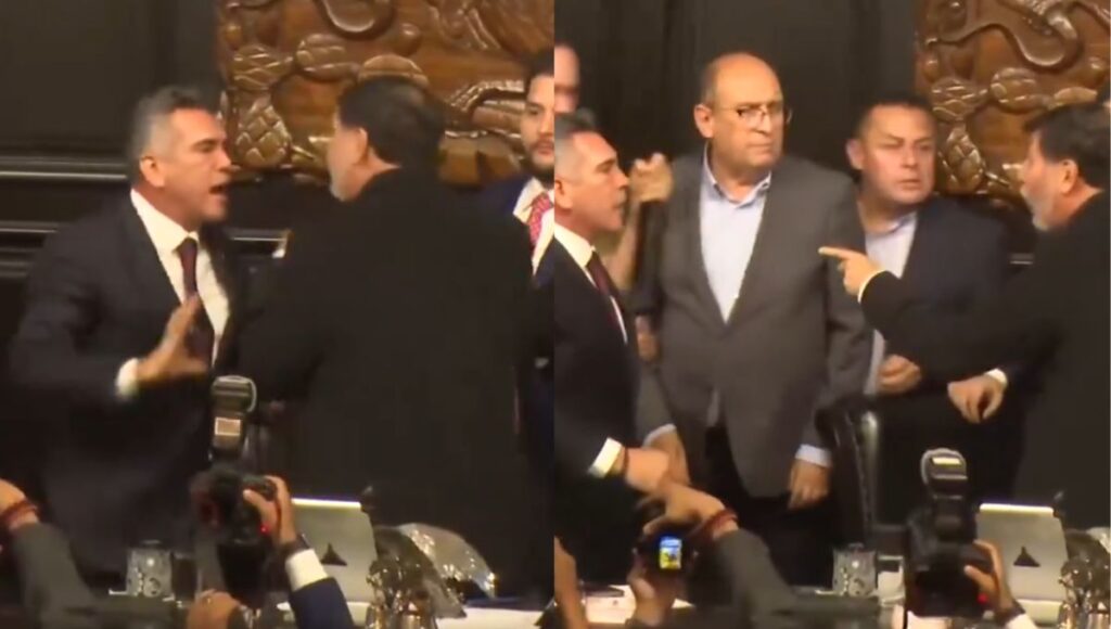 Lanzan rap de la pelea entre Alito Moreno y Noroña en el Senado