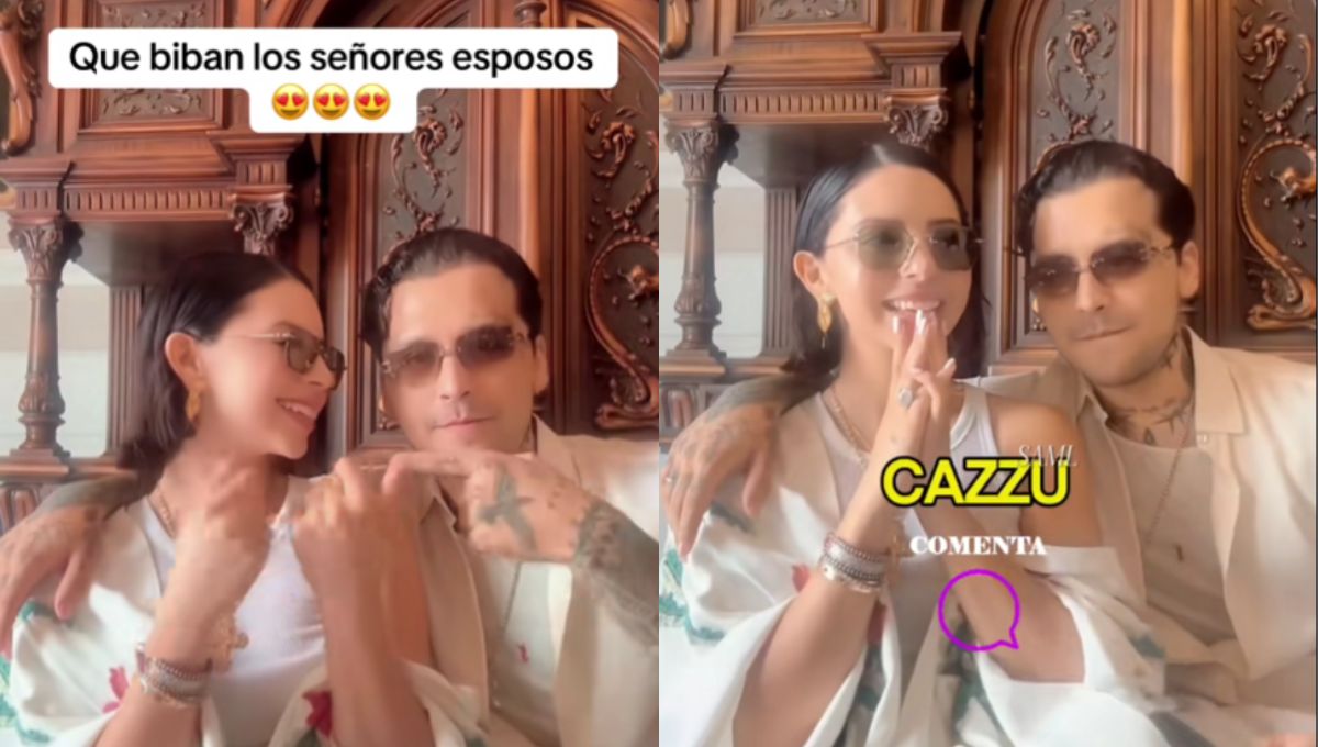Usuarios se burlan y hacen memes del reto de esposos de Ángela Aguilar y Nodal en TikTok
