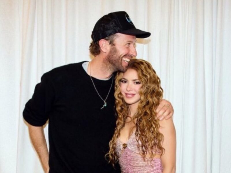 Shakira con Chris Martin de Coldplay