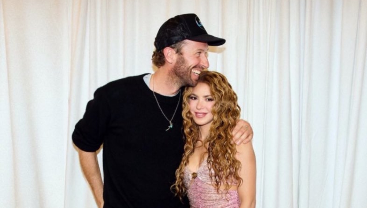 Shakira con Chris Martin de Coldplay