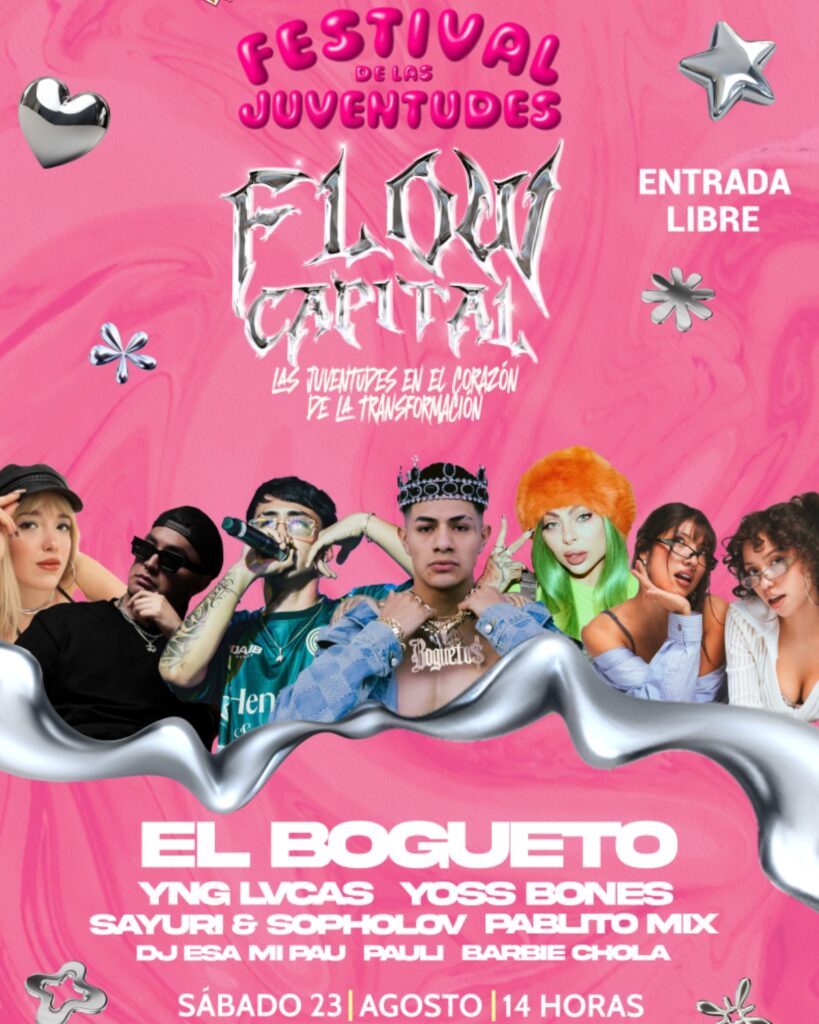 Festival de las Juventudes 2025 cartel y actividades.