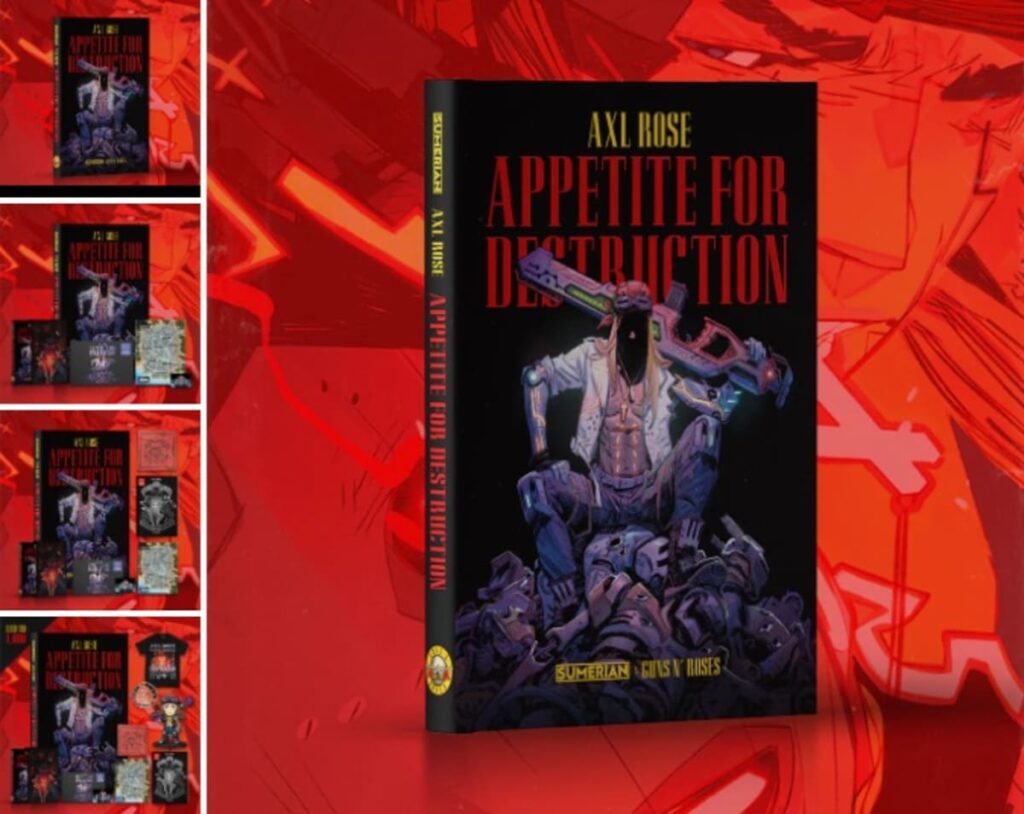 Sinopsis de Appetite For Destruction, novela gráfica de Axl rose
