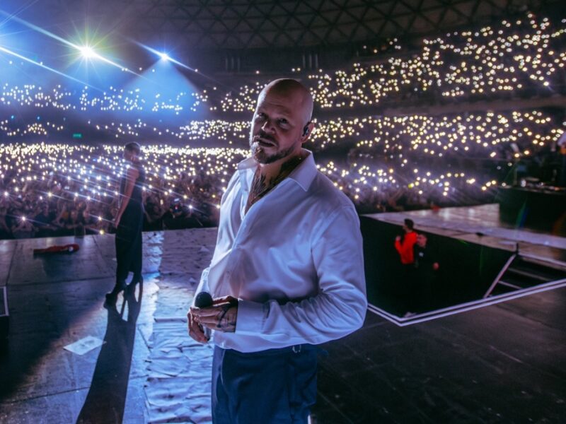 Residente en concierto en el Zócalo
