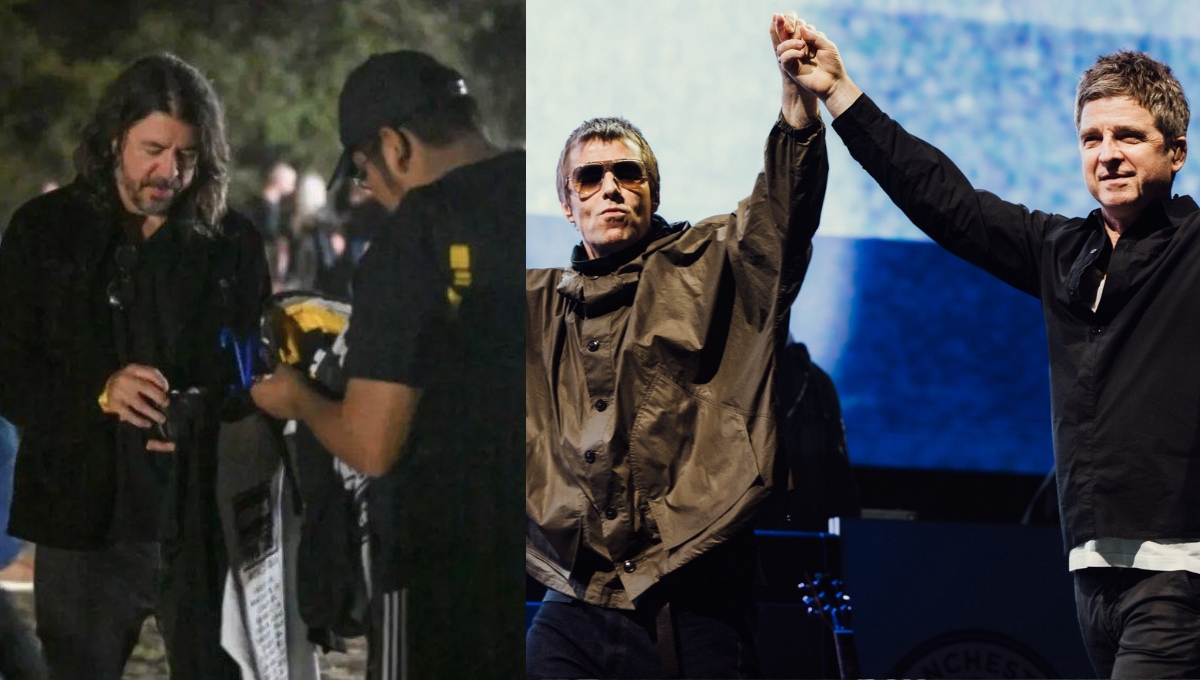 Dave Grohl compra merch de Oasis