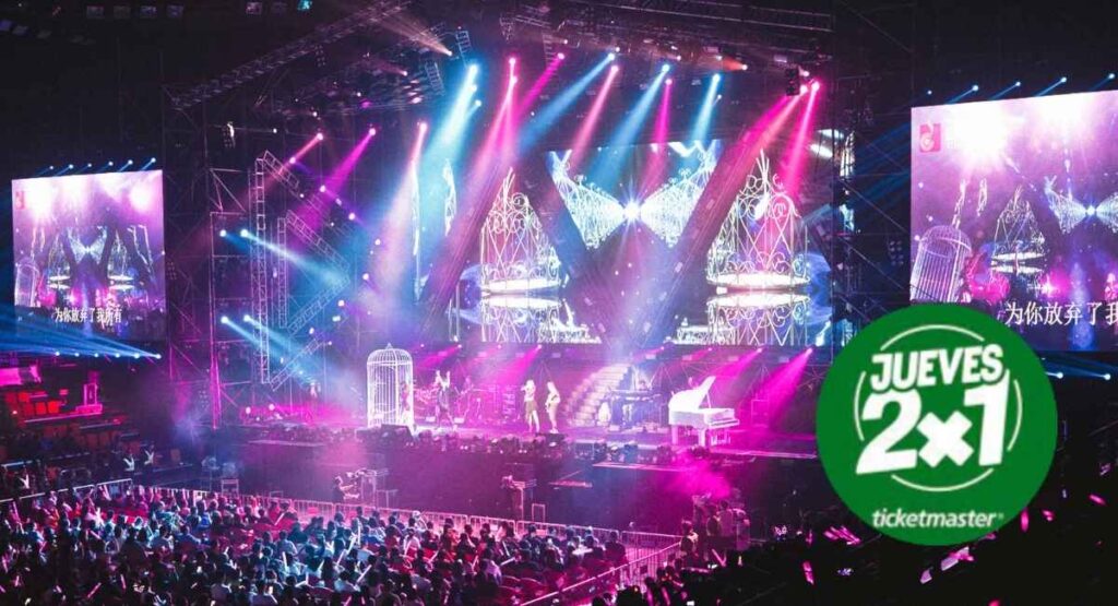 Promoción 2x1 de Ticketmaster