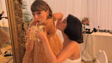 Vestido dorado de Taylor Swift