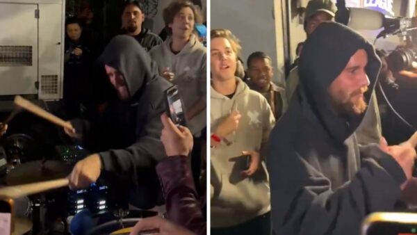 Justin Bieber con banda sinaloense en Los Ángeles