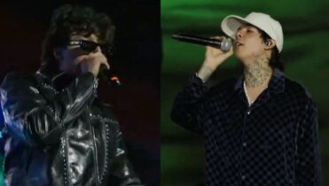 Natanael Cano y Gabito Ballesteros cantan Cuerno Azulado