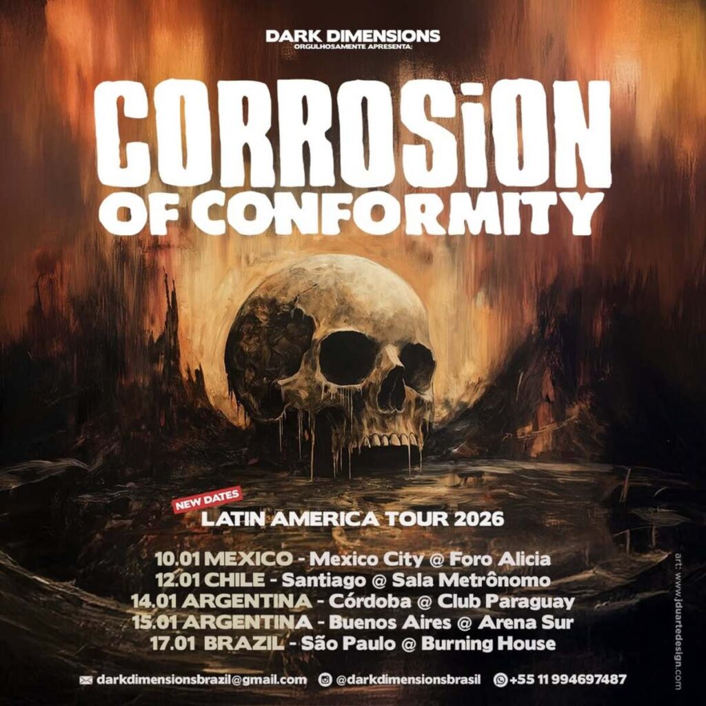 Horarios del concierto de Corrosion of Conformity en CDMX
