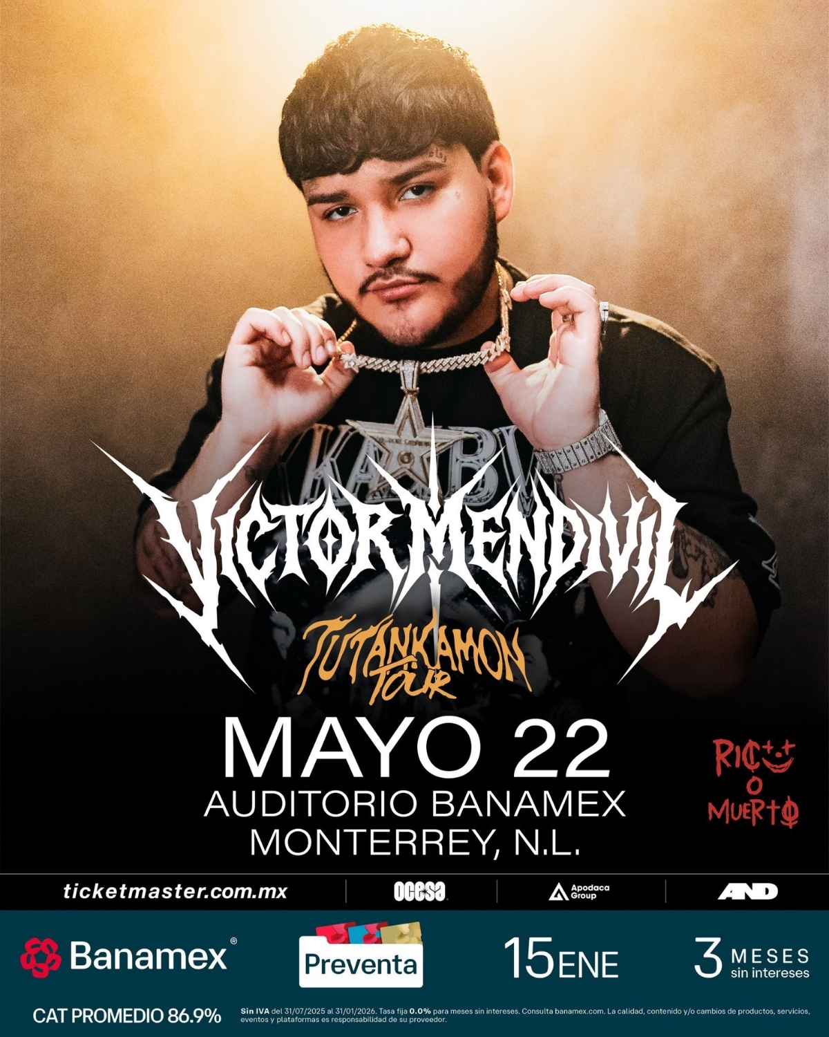 Víctor Mendivil en Monterrey: fecha, precio de boletos y link de venta