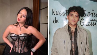 Ángela Aguilar y Christian Nodal son escoltados en aeropuerto de Zacatecas