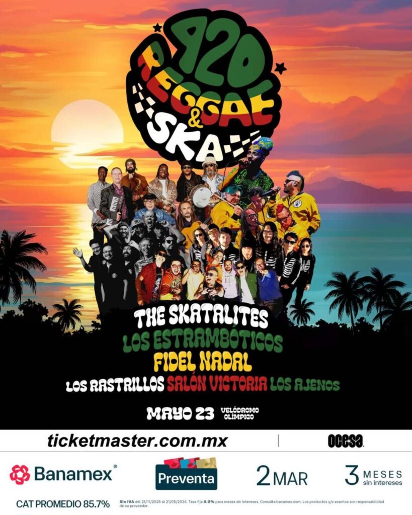 Quiénes están en el cartel del 420 Reggae & Ska