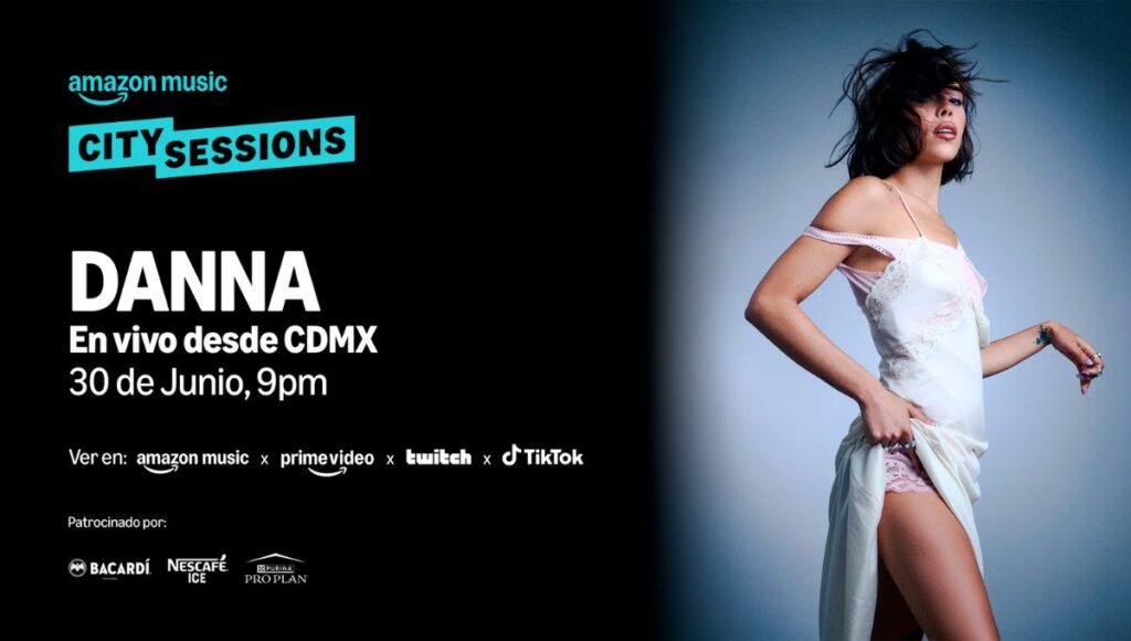 dónde a qué hora y cómo asistir al amazon music city sessions con DANNA y Sofia Monroy