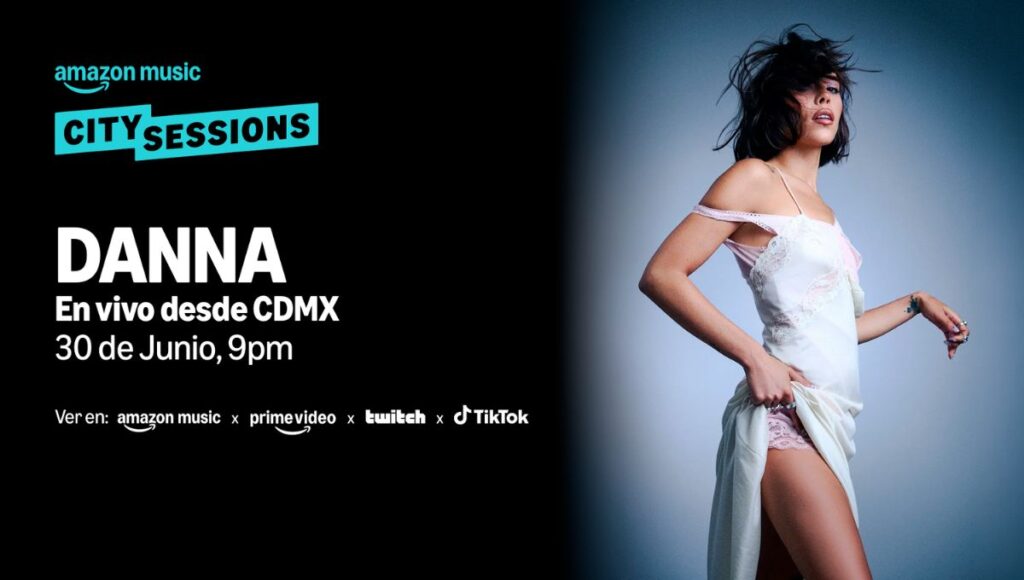Dinámica para asistir a Amazon Music City Sessions en el episodio de DANNA y Sofía Monroy