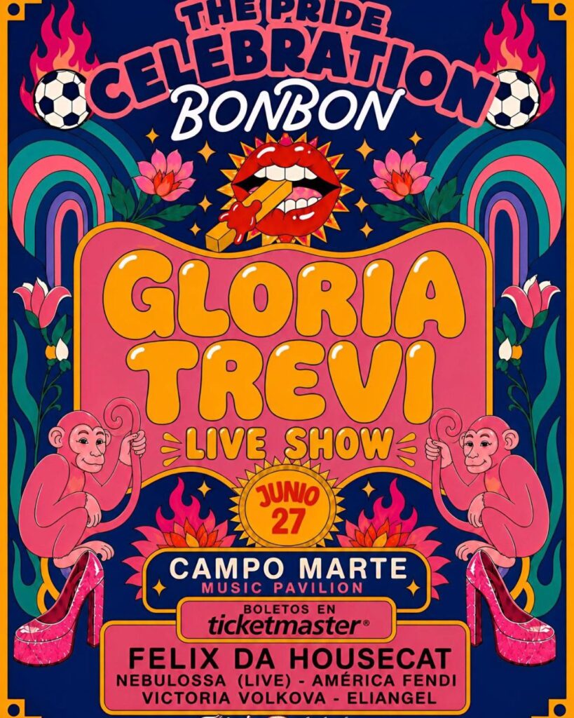 horarios setlist y estacionamiento de Gloria Trevi en Campo Marte