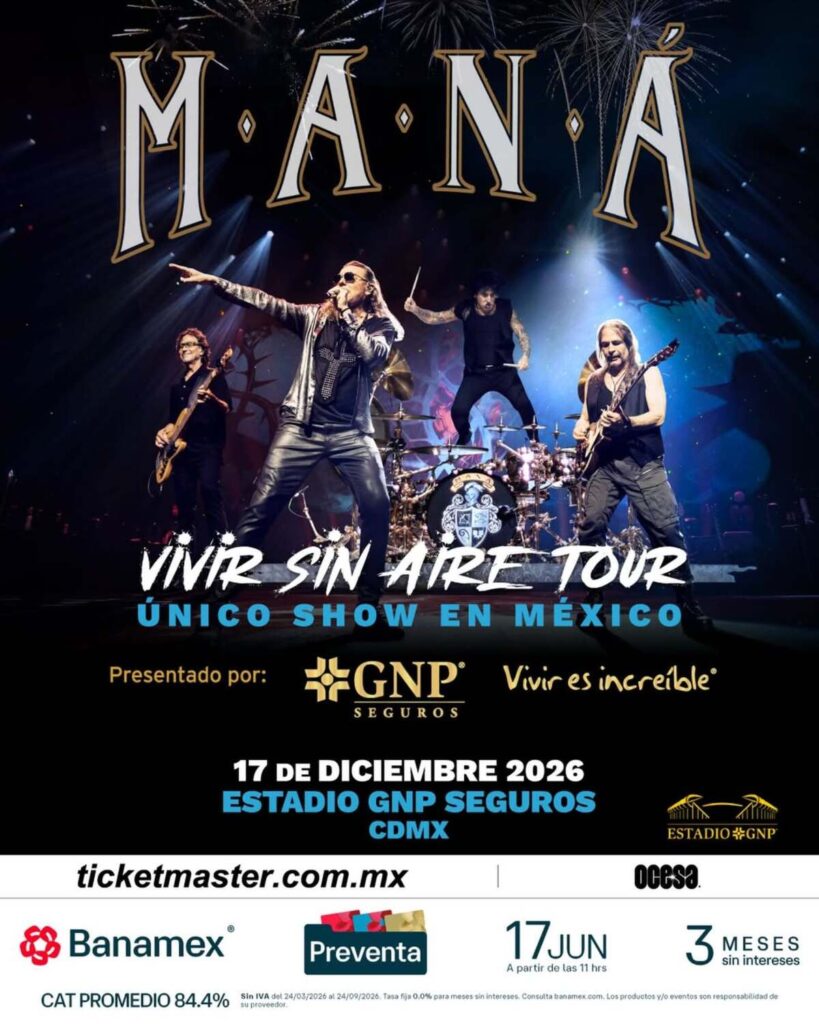 Maná en CDMX, cuándo y dónde comprar los boletos del concierto en el Estadio GNP