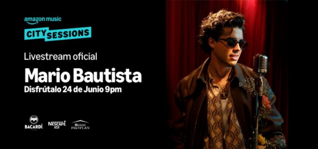 Mario Bautista en el episodio 1 de Amazon Music City Sessions, horarios y dónde ver