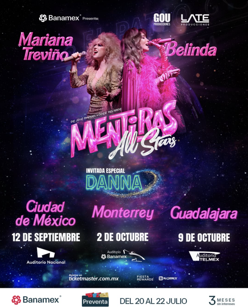 Danna en Mentiras All Stars