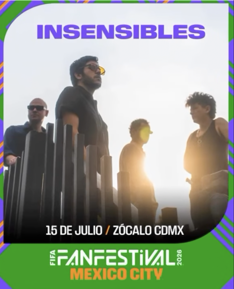 Los insensibles em fifa fan fest cdmx
