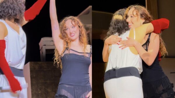Chappell Roan con Rosalía en su concierto
