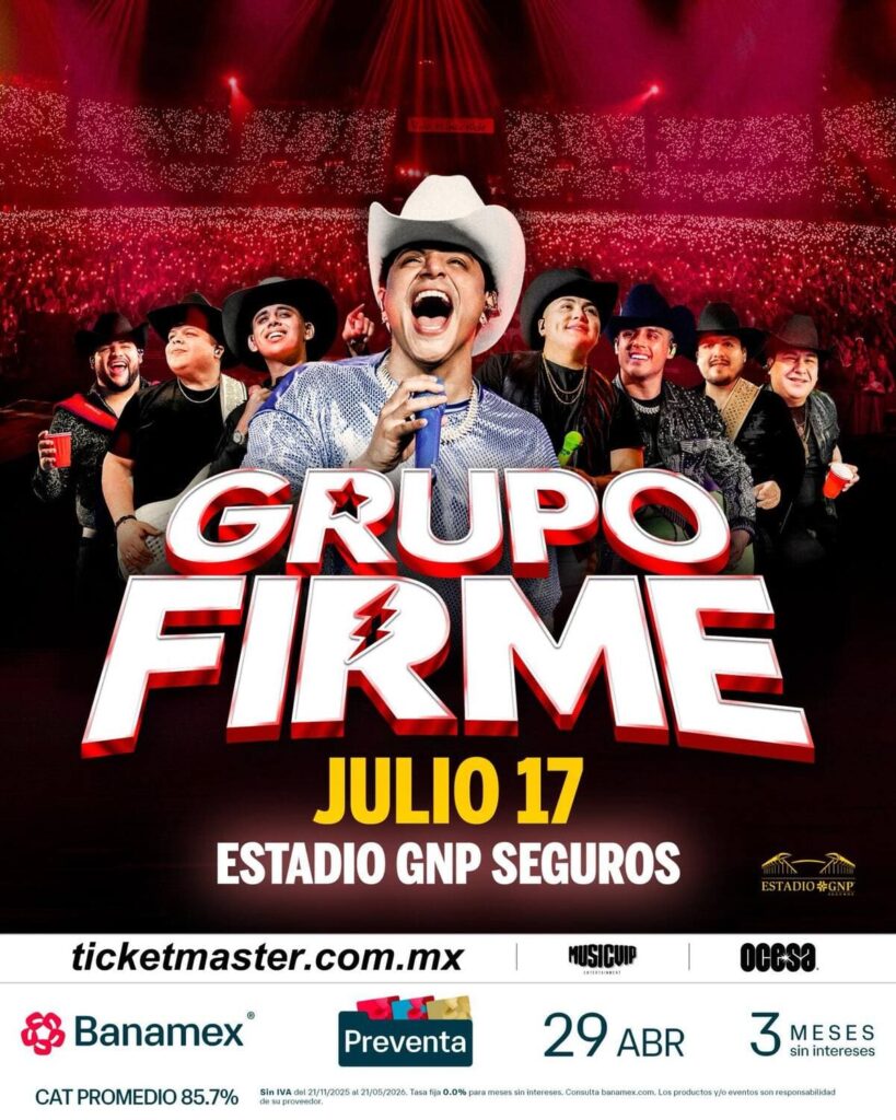 Todos los conciertos en CDMX hoy