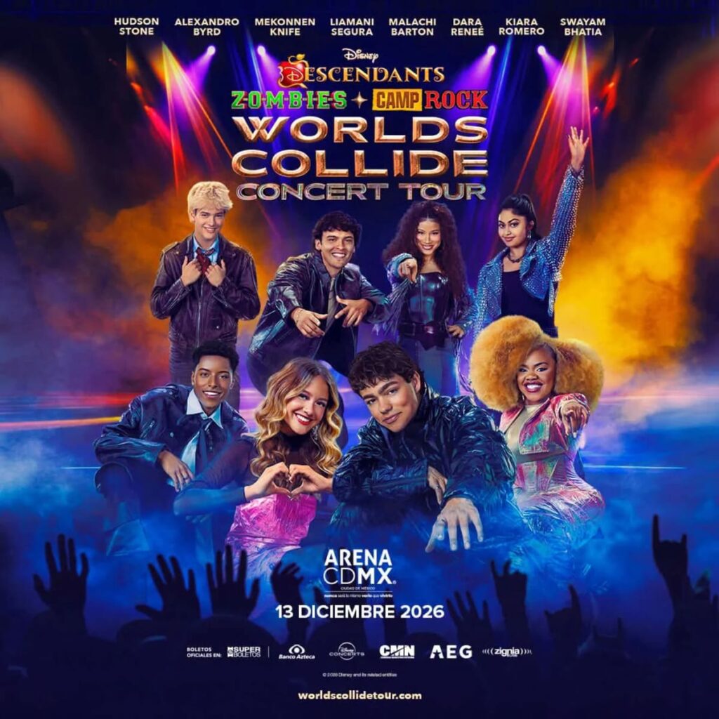 Qué canciones cantan en Disney Worlds Collide Concert Tour en Arena CDMX