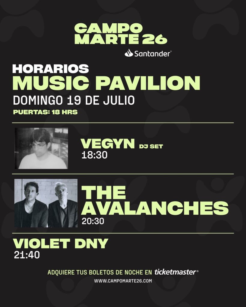 Setlist y horarios de The Avalanches en CDMX, 19 de julio