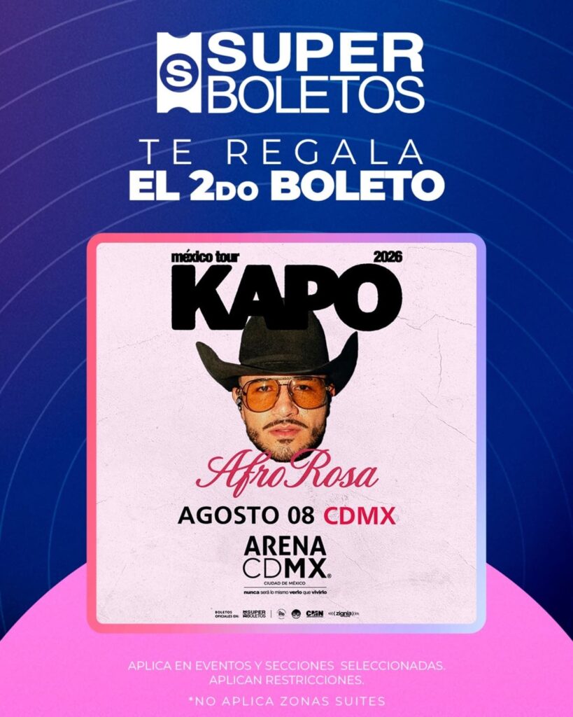 boletos de concierto CDMX; cartelera, artistas y dónde comprar accesos