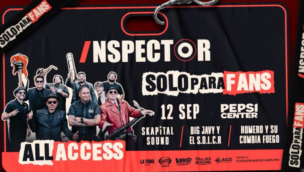 Inspector concierto solo para fans en cdmx