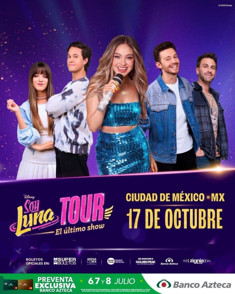 Nuevas fechas de Soy Luna en México, ¿cuándo es el concierto en la Arena CDMX?