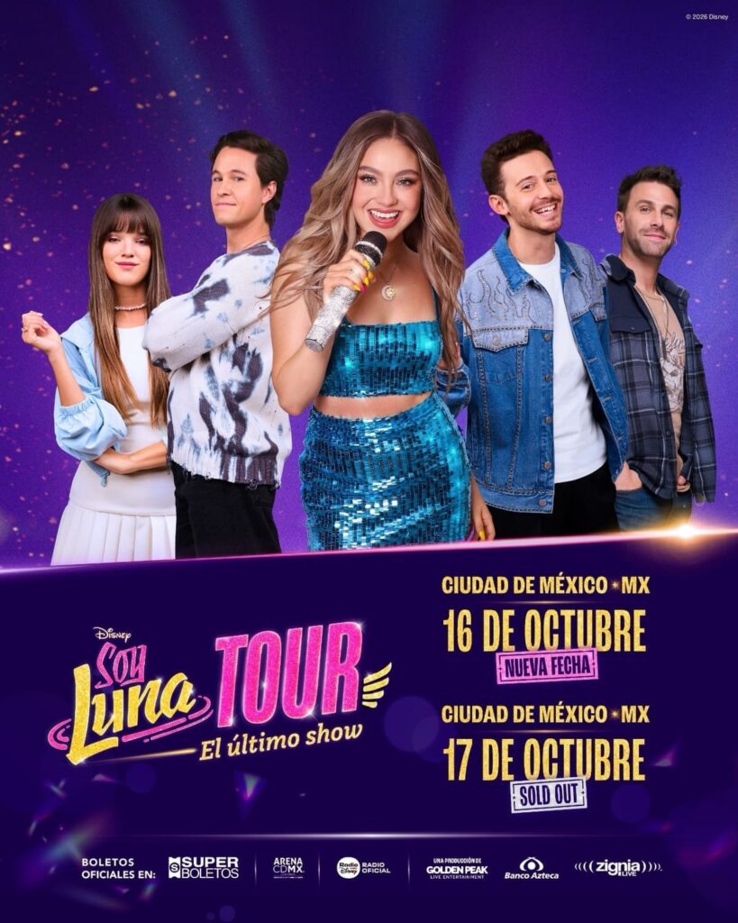 Cuándo son los conciertos de Soy Luna Tour: El Último Show en la Arena CDMX